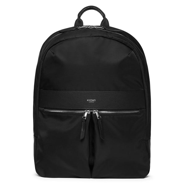 beaux leather laptop backpack 14 Knomo Womens Black Beauchamp Nylon Backpack