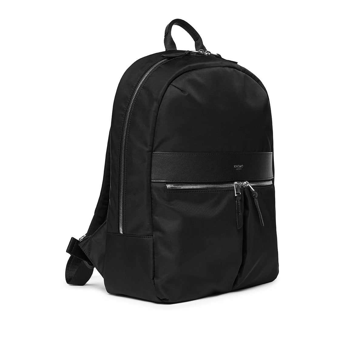 Knomo Womens Black Beauchamp Nylon Backpack