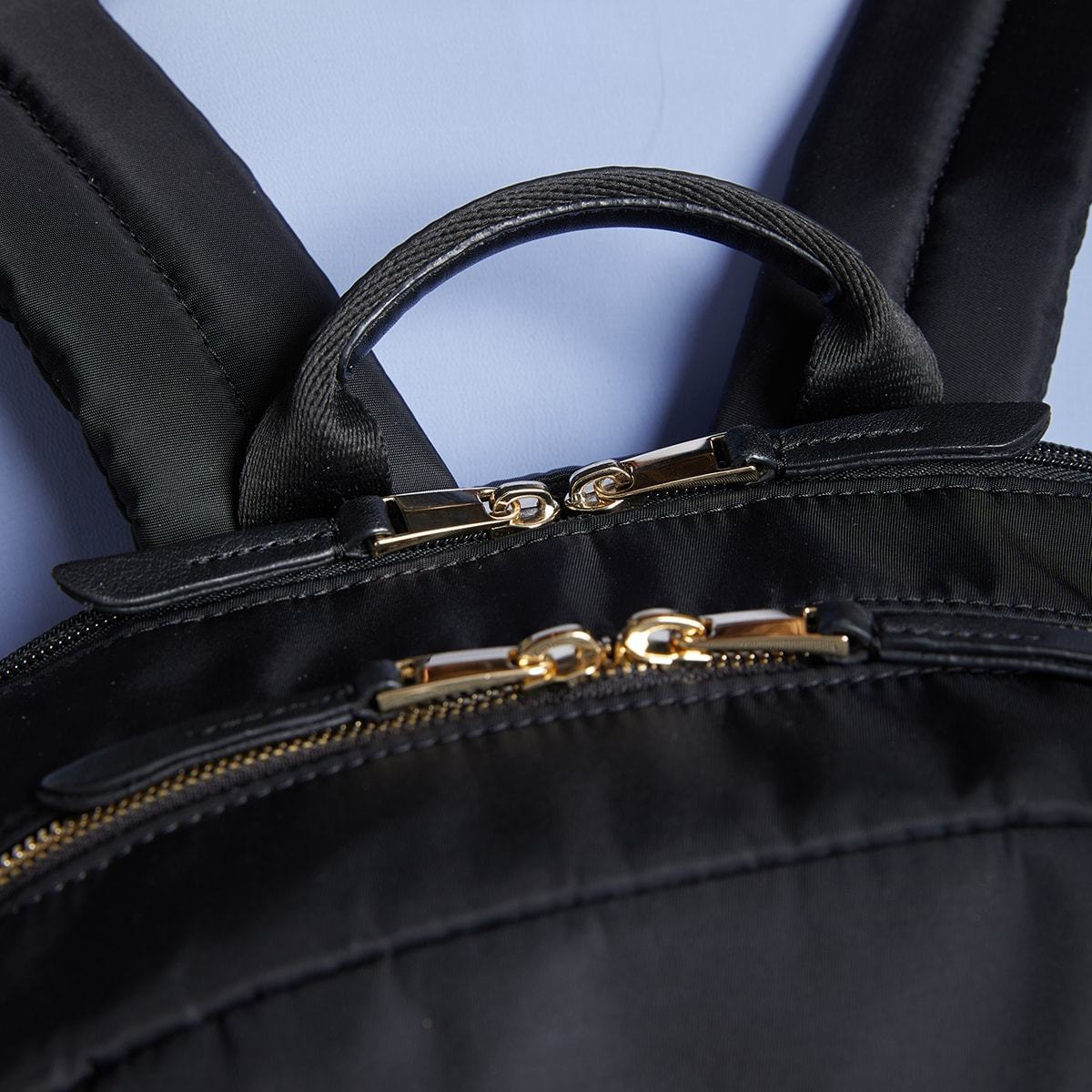 Knomo Womens Black Mayfair Beaufort Backpack