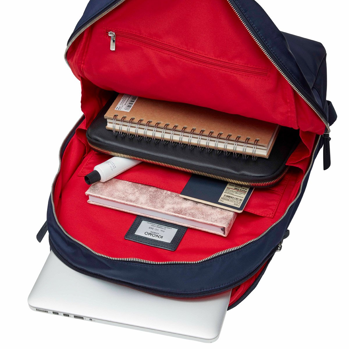 beaufort 15 laptop backpack Knomo Mayfair Beaufort Laptop Backpack – 15.6” Dark Navy