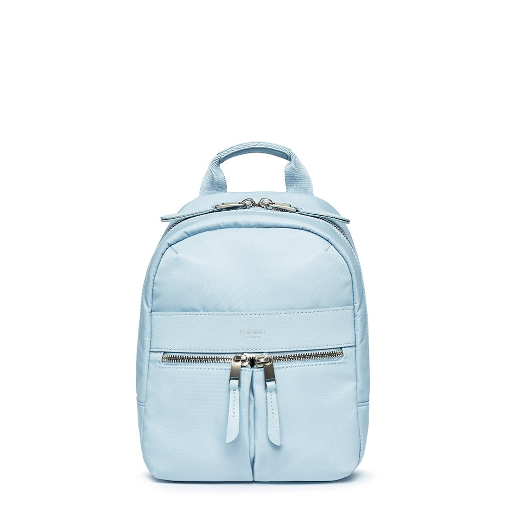 KNOMO Beauchamp XS Backpack From Front 8" -  Poplin Blue | knomo.com