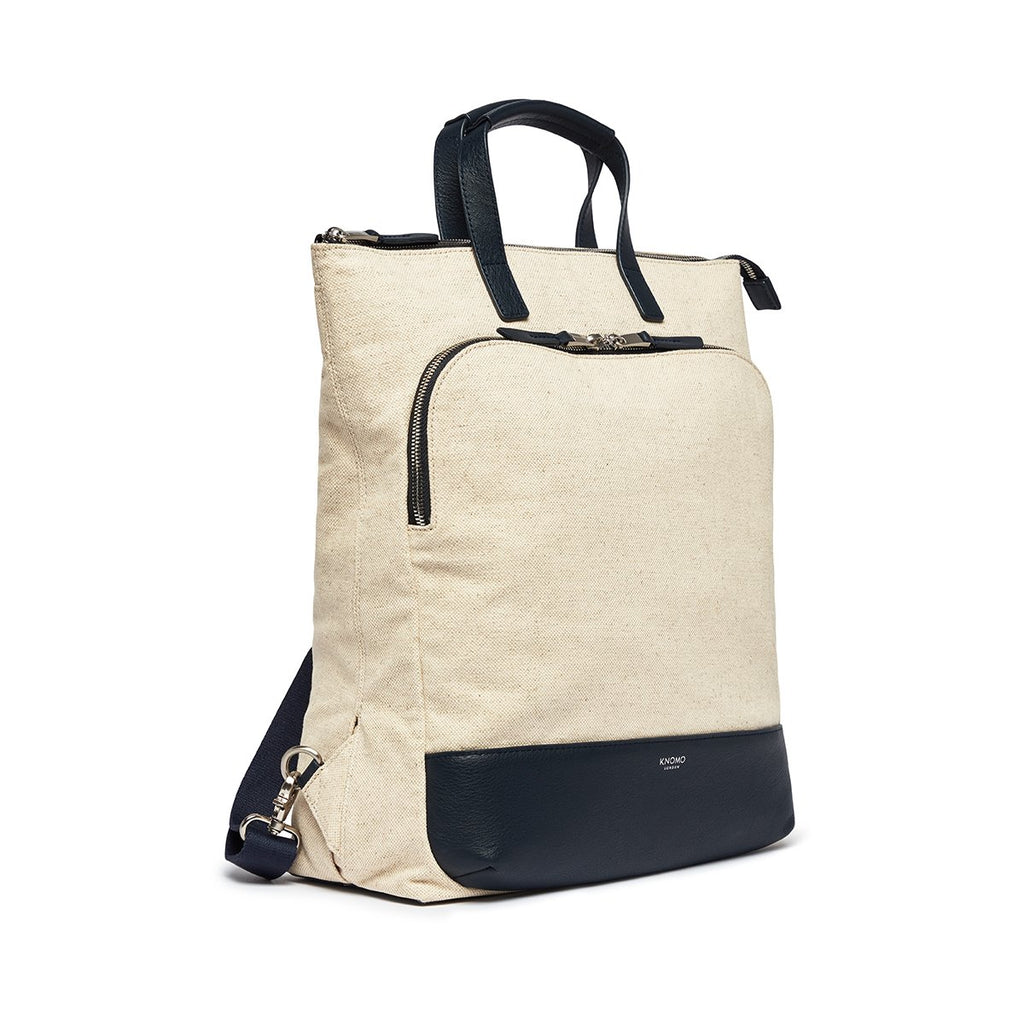 KNOMO Harewood Totepack 15" Three Quarter View 15" -  Natural | knomo.com