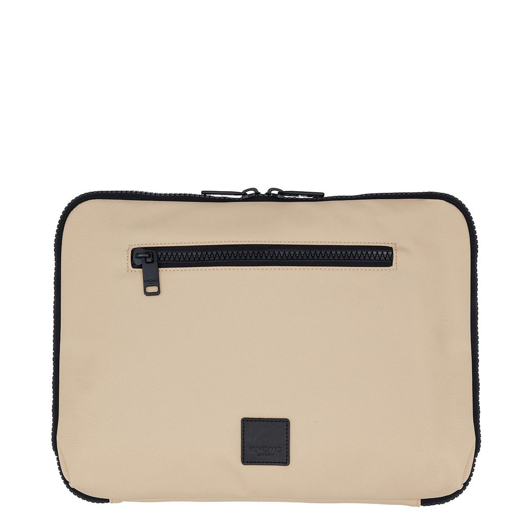 KNOMO Fulham Knomad X-Body Organiser Tech Organiser From Front 13" -  Trench Beige | knomo.com