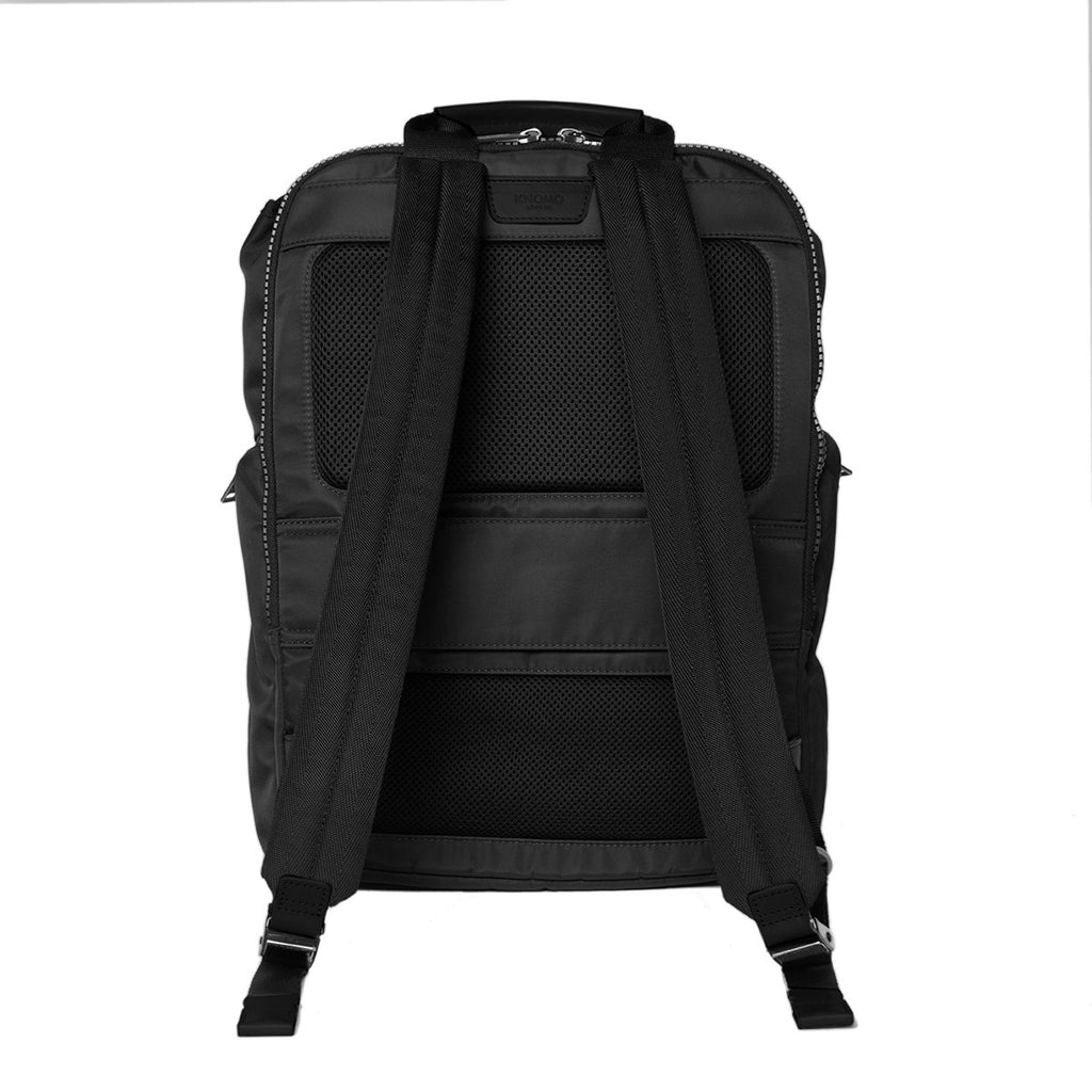 KNOMO Thurloe Backpack From Back 15" -  Black | knomo.com