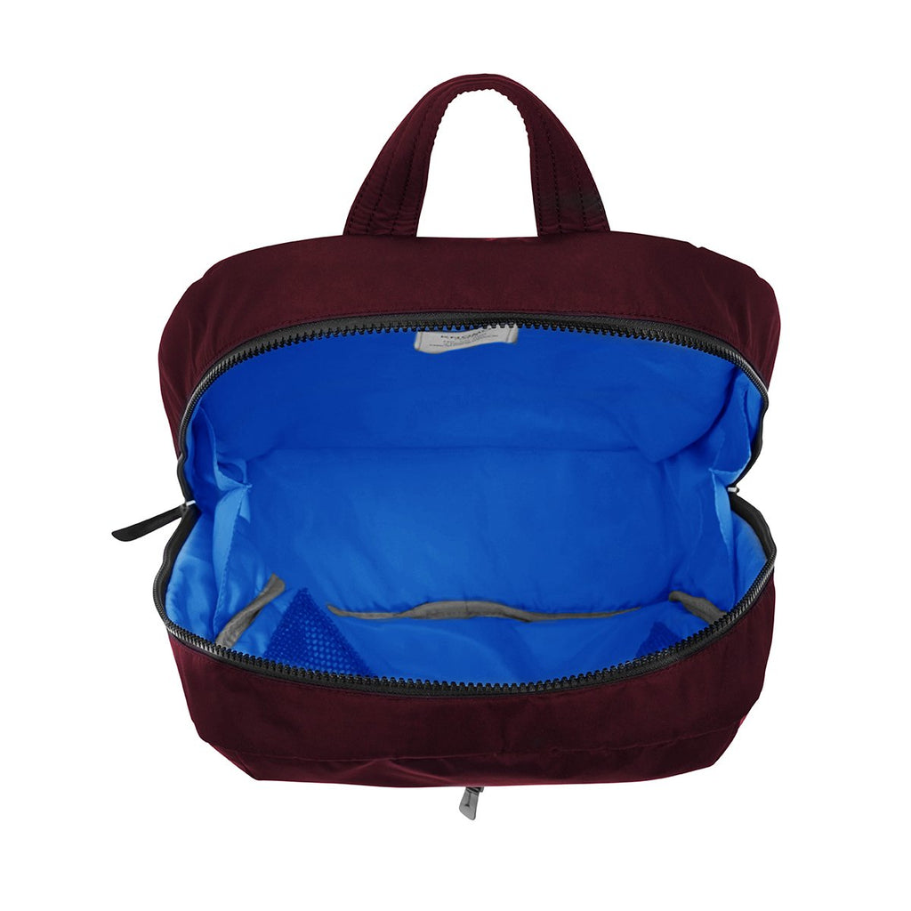 KNOMO Berlin Laptop Backpack Internal View Empty 15" -  Red Brick | knomo.com