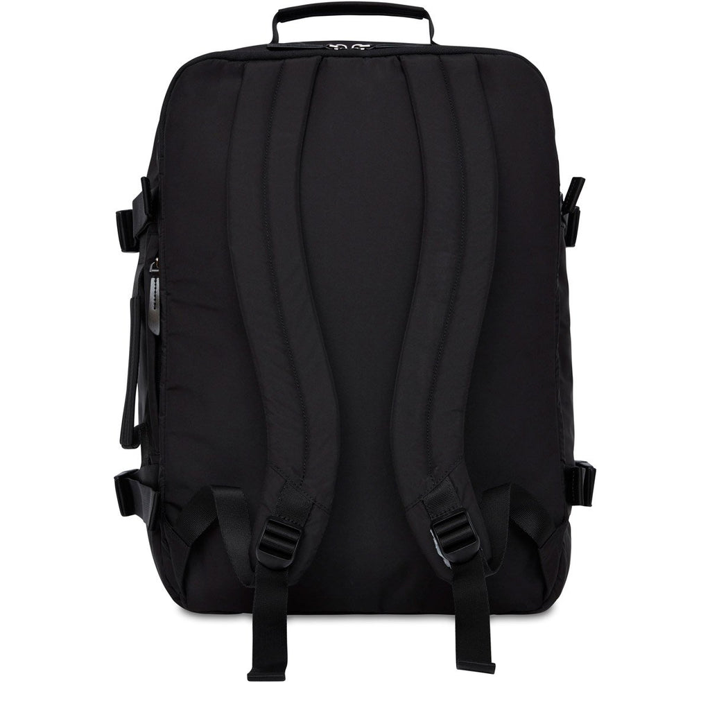 KNOMO Budapest Expandable Backpack From Back 15.6" -  Black | knomo.com