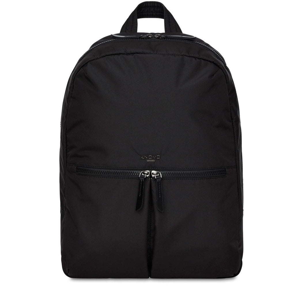 KNOMO Berlin Laptop Backpack From Front 15" -  Black | knomo.com