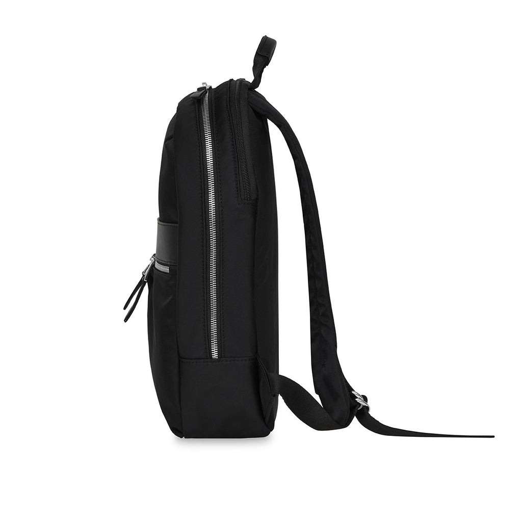 KNOMO Mini Beaufort Backpack From Side 12" -  Black | knomo.com