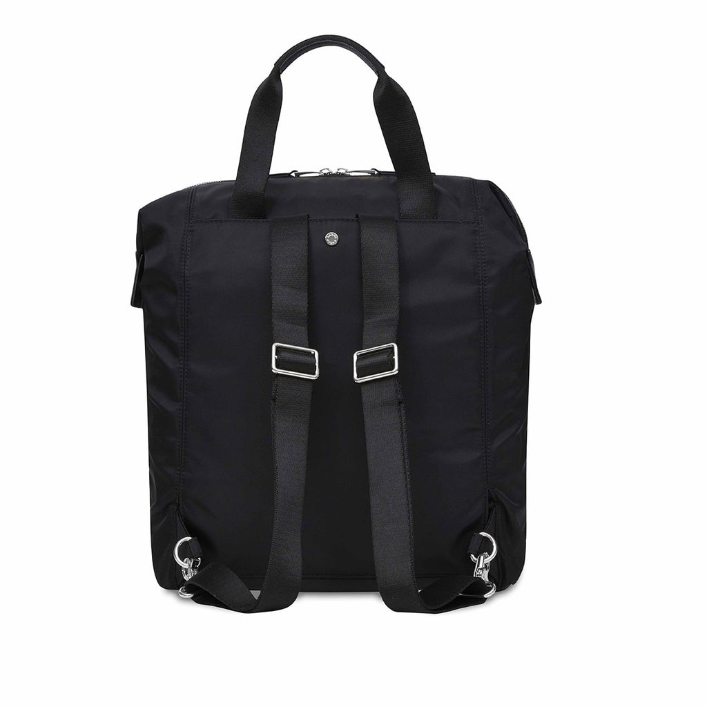 KNOMO Mini Chiltern Laptop Backpack From Back 13" -  Black | knomo.com