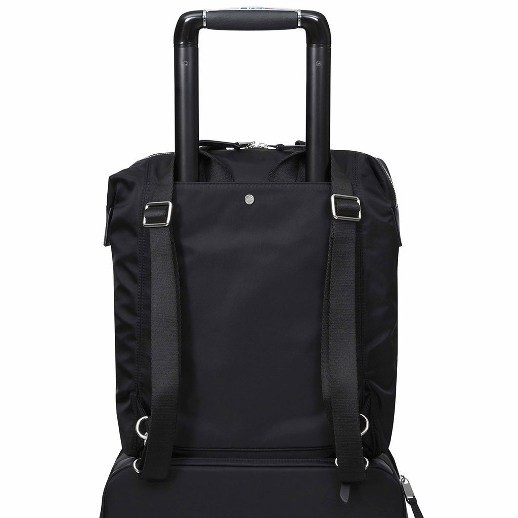 KNOMO Mini Chiltern Laptop Backpack Trolley Sleeve View 13" -  Black | knomo.com