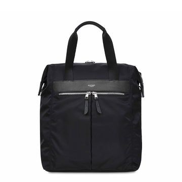 KNOMO Mini Chiltern Laptop Backpack From Front 13" -  Black | knomo.com