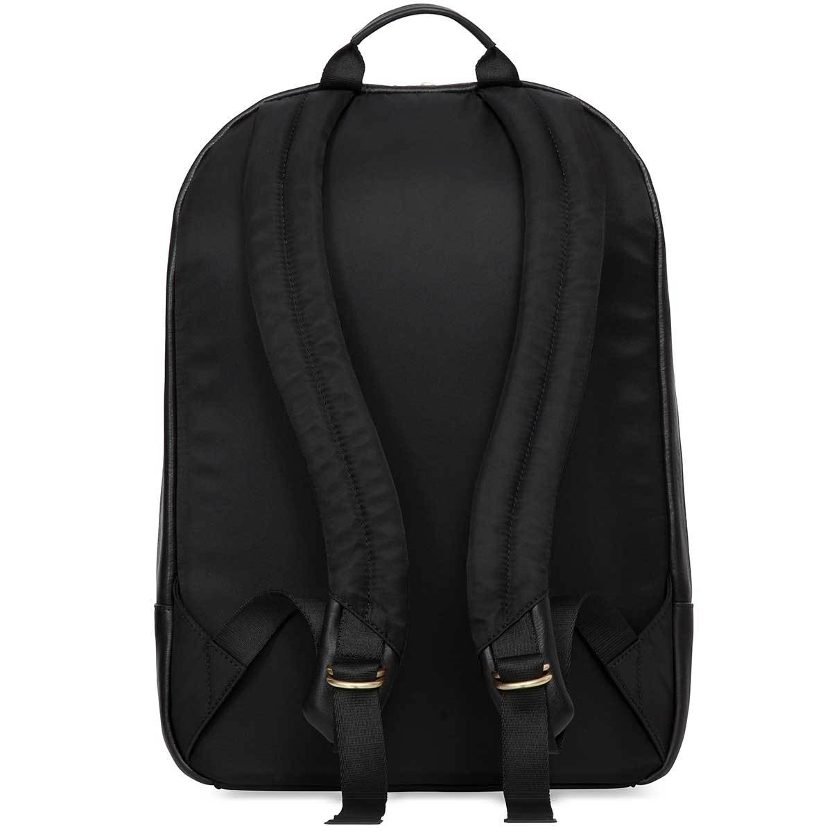 beaux leather backpack by knomo London Mayfair Luxe 14" The padded straps and back and the trolley sleeve pocket make traveling extra comfortable Knomo London Leather Backpack Knomo
